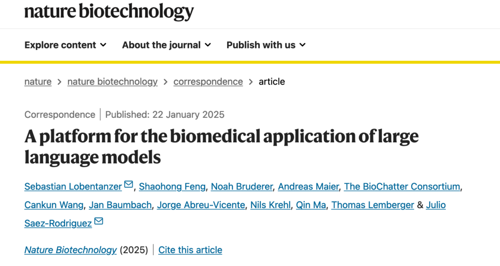 NBT｜BioChatter：为生物医学量身定制的开源大语言模型应用平台 --实验盒